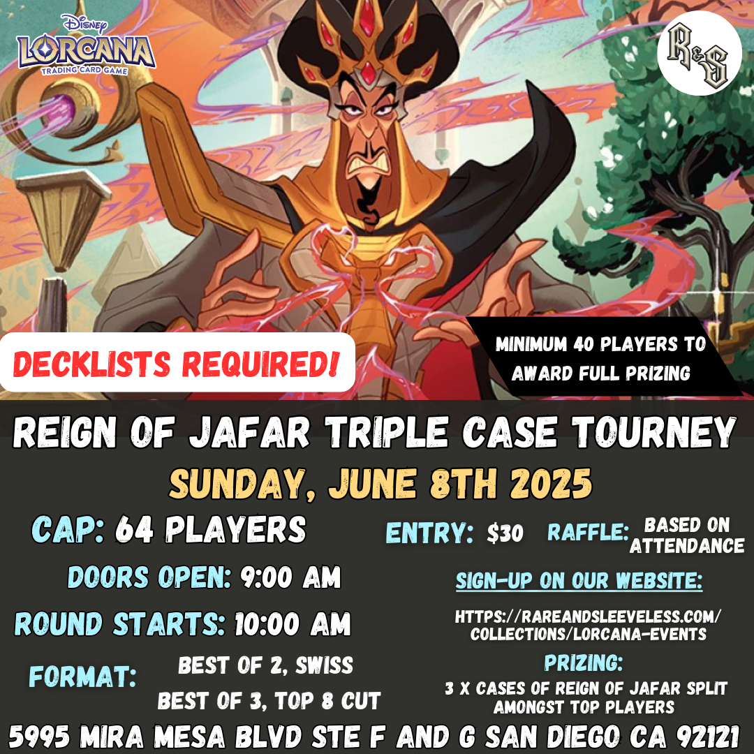 Reign of Jafar Triple Case Tournament Event Ticket