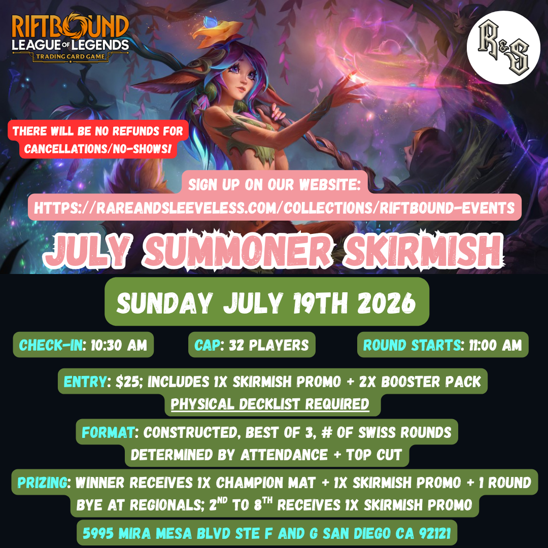 Riftbound July Summoner's Skirmish - 07/19/26
