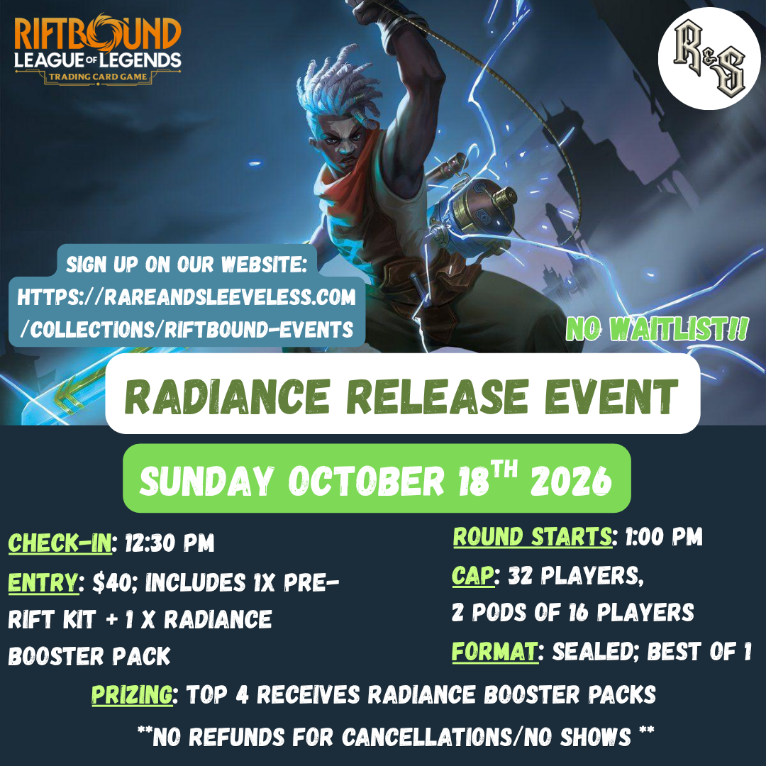 Riftbound Radiance Release Event (SUNDAY)
