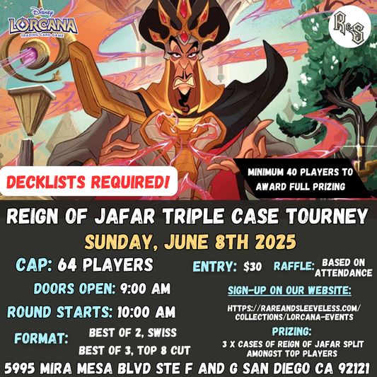 Reign of Jafar Triple Case Tournament Event Ticket