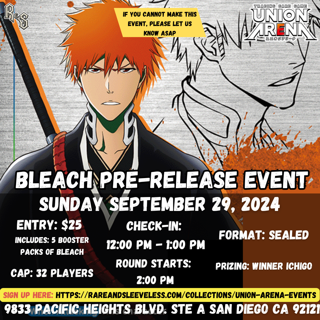 Union Arenea Pre-Release Ticket: Bleach